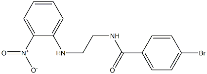 4-bromo-N-[2-(2-nitroanilino)ethyl]benzamide Structure