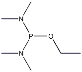 N-(dimethylamino-ethoxy-phosphanyl)-N-methyl-methanamine 구조식 이미지