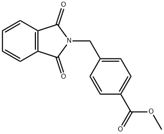 4-phthalimidomethyl-benzoic acid methyl ester 구조식 이미지