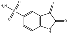 1H-Indole-5-sulfonamide, 2,3-dihydro-2,3-dioxo- Structure