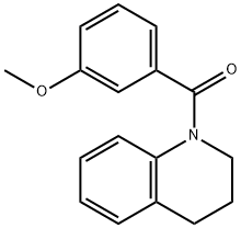 Methanone, (3,4-dihydro-1(2H)-quinolinyl)(3-methoxyphenyl) 구조식 이미지