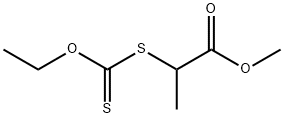 Propanoic acid, 2-[(ethoxythioxomethyl)thio]-, methyl ester 구조식 이미지