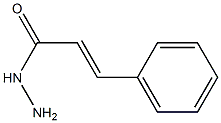 3-Phenyl-2-propenoic acid hydrazide 구조식 이미지