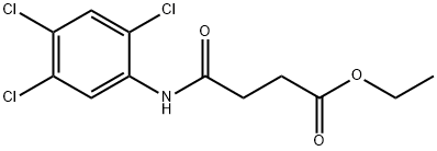 ethyl 4-oxo-4-[(2,4,5-trichlorophenyl)amino]butanoate Structure