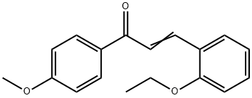 (2E)-3-(2-ethoxyphenyl)-1-(4-methoxyphenyl)prop-2-en-1-one Structure
