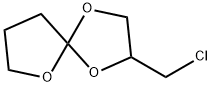 1,4,6-Trioxaspiro[4.4]nonane, 2-(chloromethyl)- 구조식 이미지