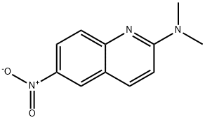 Dimethyl-(6-nitro-quinolin-2-yl)-amine 구조식 이미지