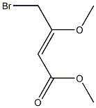 2-Butenoic acid, 4-bromo-3-methoxy-, methyl ester, (2Z)- Structure