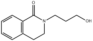 1(2H)-Isoquinolinone, 3,4-dihydro-2-(3-hydroxypropyl)- Structure