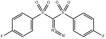 Bis(4-fluorophenylsulfonyl) diazomethane 구조식 이미지