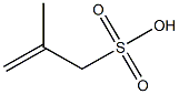 2-Propene-1-sulfonic acid, 2-methyl- Structure