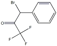 3-bromo-1,1,1-trifluoro-3-phenylpropan-2-one Structure