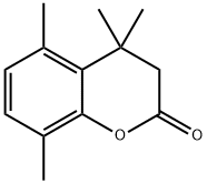 4,4,5,8-tetramethylchroman-2-one Structure
