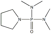 Phosphonic diamide,N,N,N',N'-tetramethyl-P-1-pyrrolidinyl- Structure