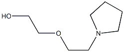 Ethanol, 2-[2-(1-pyrrolidinyl)ethoxy]- Structure