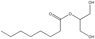 Octanoic acid, 2-hydroxy-1-(hydroxymethyl)ethyl ester Structure
