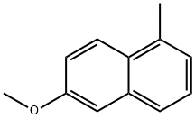 Naphthalene, 6-methoxy-1-methyl- 구조식 이미지