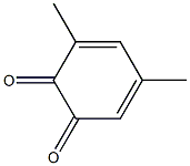 3,5-Cyclohexadiene-1,2-dione, 3,5-dimethyl- 구조식 이미지