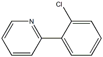 Pyridine, 2-(2-chlorophenyl)- Structure