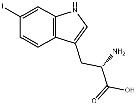 L-Tryptophan,6-iodo Structure