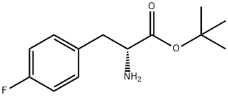 D-Phenylalanine, 4-fluoro-, 1,1-dimethylethyl ester 구조식 이미지