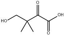 Butanoic acid, 4-hydroxy-3,3-dimethyl-2-oxo- 구조식 이미지