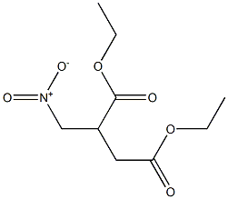 Butanedioic acid, (nitromethyl)-, diethyl ester Structure