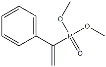 Phosphonic acid, (1-phenylethenyl)-, dimethyl ester Structure