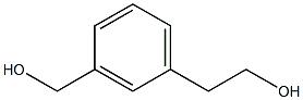 Benzeneethanol, 3-(hydroxymethyl)- Structure