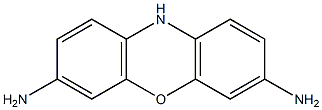 10H-Phenoxazine-3,7-diamine Structure