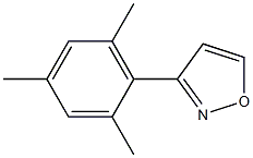 Isoxazole, 3-(2,4,6-trimethylphenyl)- Structure