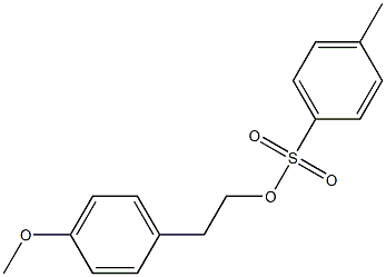 1-[2-(4-methoxyphenyl)ethoxysulfonyl]-4-methyl-benzene 구조식 이미지