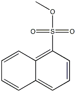 1-Naphthalenesulfonic acid, methyl ester Structure