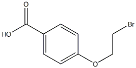 4-(2-bromoethoxy)benzoic acid 구조식 이미지