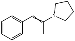 Pyrrolidine, 1-(1-methyl-2-phenylethenyl)- 구조식 이미지