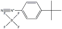 Benzenediazonium, 4-(1,1-dimethylethyl)-, tetrafluoroborate(1-) 구조식 이미지