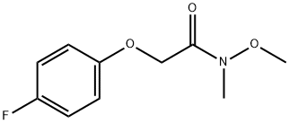 Acetamide, 2-(4-fluorophenoxy)-N-methoxy-N-methyl- 구조식 이미지