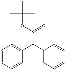 Benzeneacetic acid, a-phenyl-, 1,1-dimethylethyl ester 구조식 이미지