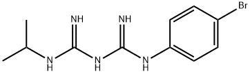 1-(4-bromo-phenyl)-5-isopropyl-biguanide Structure