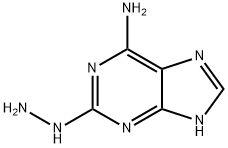 9H-Purin-6-amine,2-hydrazinyl- Structure