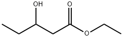 Pentanoic acid,3-hydroxy-, ethyl ester Structure