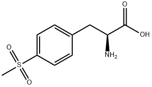 2-Amino-3-[4-(methylsulfonyl)phenyl]propionic Acid Structure