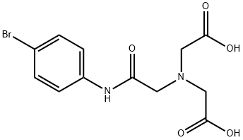 Glycine, N-[2-[(4-bromophenyl)amino]-2-oxoethyl]-N-(carboxymethyl)- 구조식 이미지