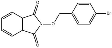 2-[(4-bromophenyl)methoxy]-2,3-dihydro-1H-isoindole-1,3-dione 구조식 이미지