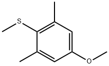 Benzene, 5-methoxy-1,3-dimethyl-2-(methylthio)- 구조식 이미지