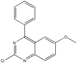 Quinazoline, 2-chloro-6-methoxy-4-phenyl- Structure