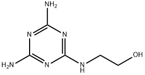 Ethanol, 2-[(4,6-diamino-1,3,5-triazin-2-yl)amino]- Structure