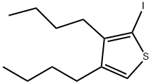 3,4-Dibutyl-2-iodothiophene Structure