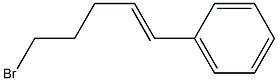 Benzene, [(1E)-5-bromo-1-pentenyl]- Structure