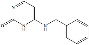 2(1H)-Pyrimidinone,6-[(phenylmethyl)amino]- Structure